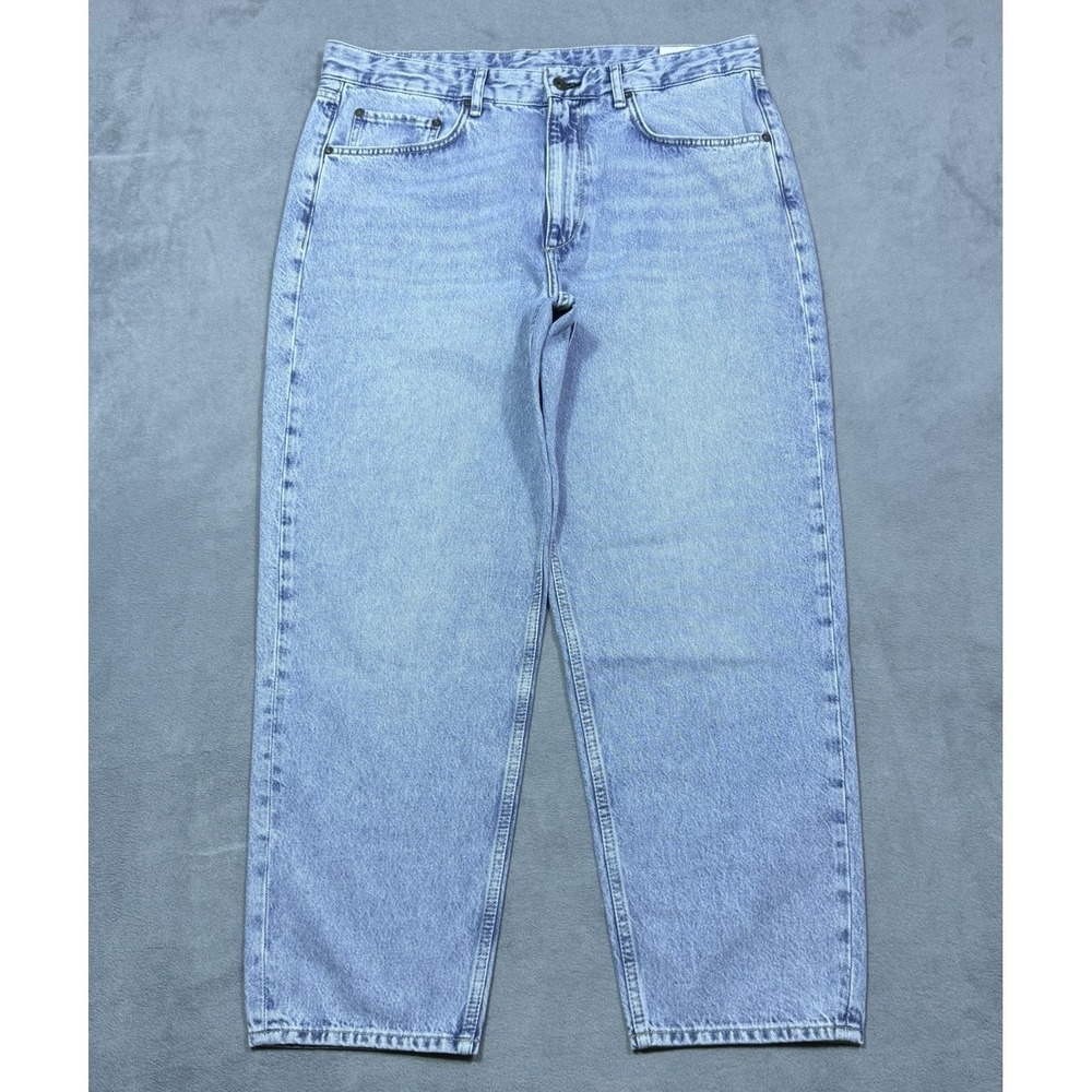 Rag And Bone Jeans Womens 34 (36x28) Wide Leg Tapered Light Wash Boho USA